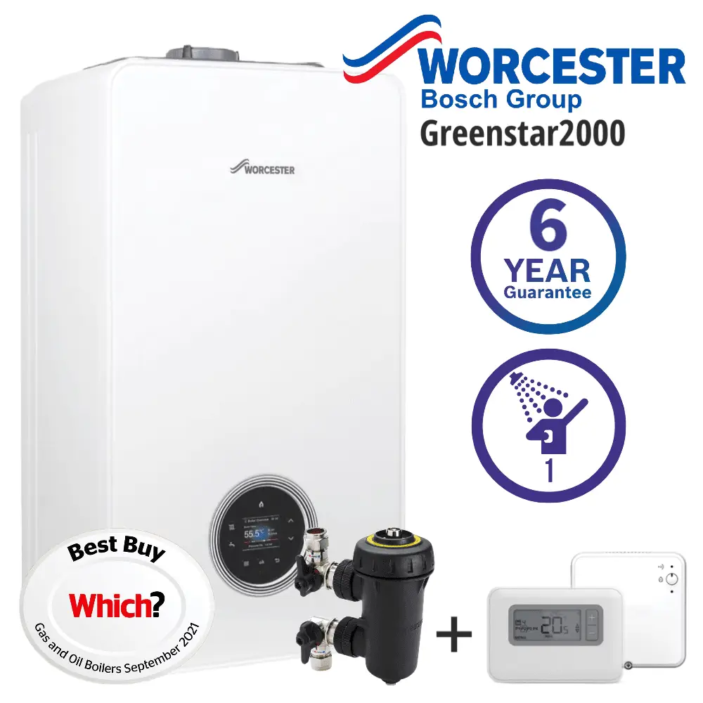 Worcester 2000 Combi Boiler Installation Pack installed In Aylesbury